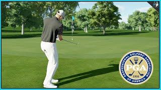 The PGA Championship Round 2  PGA TOUR 2K21 Gameplay [upl. by Ennybor373]