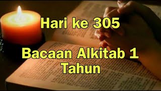 Hari ke 305  Panduan Baca Alkitab Setahun secara Kronologis  Alkitab Suara [upl. by Kirsteni]