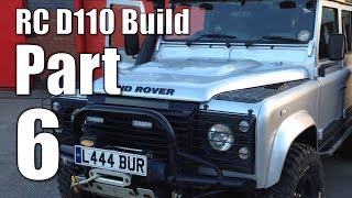 PART 6 CUSTOM Scale RC Land Rover Defender 110 Build [upl. by Sane682]