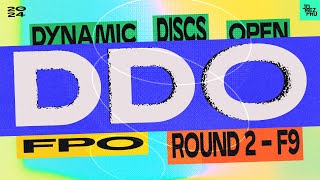 2024 Dynamic Discs Open  FPO R2F9  King Gannon Weatherman Huynh  Jomez Disc Golf [upl. by Talich]