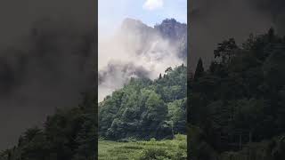 Biggest landslide hill village darjulavillage landslidetravel shorts nepal [upl. by Diao]