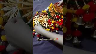 home wondercraft Wall hanging  wall hanging  diwali special video diy homecraft home craft [upl. by Lexi]