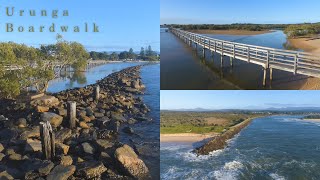 Urunga Boardwalk drone [upl. by Ahearn]