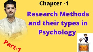 Research Methods and their types in Psychology Urdu I Hindi Researchmethods Descriptiveresearch [upl. by Enneirda]