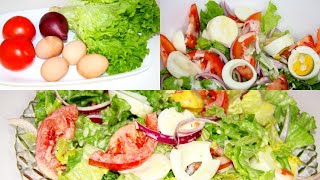 La Salade la plus délicieuse facile et rapideRecette minceur quoi manger pour vite Maigrir Diète [upl. by Aseral]