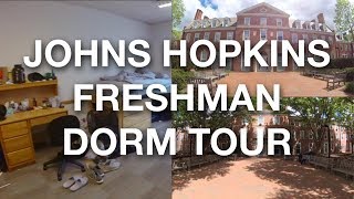 COLLEGE FRESHMAN DORM TOUR  JOHNS HOPKINS UNIVERSITY [upl. by Aititel729]