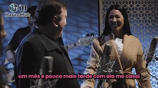 KARAOKE  Folha Seca  Amado Batista  Simone amp Simaria [upl. by Lock168]