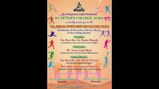 St PETER S COLLEGE AGRA  ANNUAL SPORTS DAY CELEBRATION 2024 [upl. by Kaenel760]