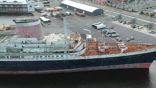 Drone Flight SS United States [upl. by Alcott]