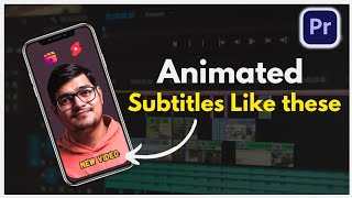 How to create Animated Subtitles in Premiere Pro Hindi  Lalit Mohan Pandey [upl. by Eeliak]