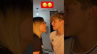 Léane et Maël s’embrasse  shorts tiktok tendance [upl. by Littman680]