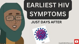 what are the earliest symptoms of HIV In men In women [upl. by Adamok720]