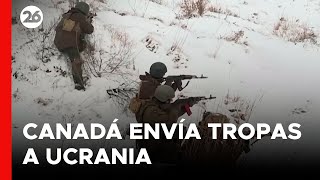 Canadá envía tropas a Ucrania para la guerra contra Rusia [upl. by Eilzel]