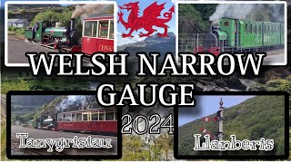 Welsh Narrow Gauge  quick visit to Llanberis amp Tanygrisiau wales narrowgauge steamrailway train [upl. by Kcirrej]