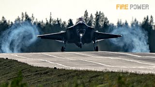 F35A Achieves Highway Takeoffs and Landings Accelerating Preparations for Future Warfare [upl. by Jerman536]