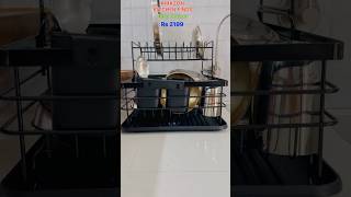 Kitchen organisationDish drainer shorts youtubeshorts kitchenorganization amazon kitchenitems [upl. by Aser]