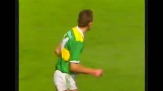 SAUCY MAURICE FITZGERALD POINT  KERRY V DOWN  1991 ALL IRELAND MINOR FOOTBALL FINAL  RTE SPORT [upl. by Jen]