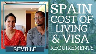 Living Costs in Seville Spain and Visa Requirements Spain Seville [upl. by Attenra]