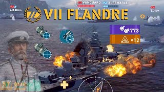 Flandre Secondary Build Challenge Emile Guepratte  World of Warships Legends [upl. by Torie]