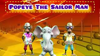 Popeye The Sailor Man Song  Popeye  Theme Song popeye cartoon [upl. by Eiramyma635]