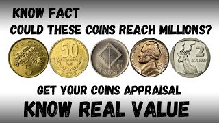 Top 6 Rarest Coins Worth Millions You Need to See [upl. by Sualkcin]