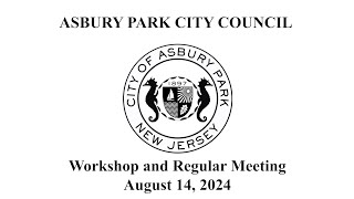 Asbury Park City Council Meeting  August 14 2024 [upl. by Miyasawa]