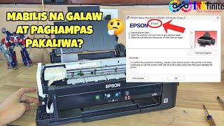 EPSON L120 L121 L210 L220 L360 Uncontrolled Carriage Solution Mabilis na Galaw Pakaliwa  INKfinite [upl. by Nyladnarb]