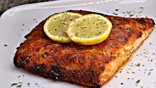 CRISPY Oven Baked Salmon Recipe [upl. by Lilyan]