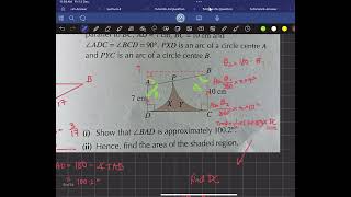 arc length and area of sector p3 [upl. by Ikkin]