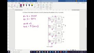 12 Subtractor amp AdderSubtractor Circuits Examples [upl. by Tate]