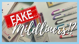 Fake Mildliners  Miniso highlighter review [upl. by Nnod]