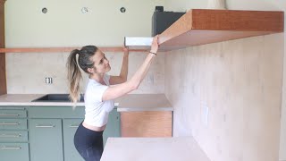 DIY Floating Shelves  SUPER STRONG  THIN [upl. by Angelia]