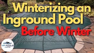 How to Winterize an Inground Pool  Winterizing an Inground Pool  Pool Winterizing [upl. by Dnomal]