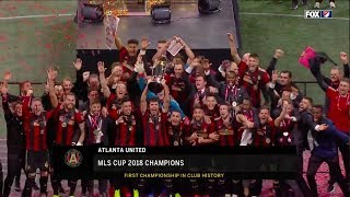 Atlanta Uniteds MLS Cup trophy ceremony [upl. by Odrahcir]