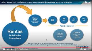 regimen sobre utilidades generalidades [upl. by Perkins]