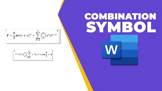 How to insert combination symbol in word [upl. by Edac]