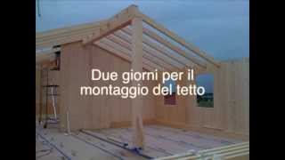 Tempi di costruzione di una casa in legno prefabbricata [upl. by Towers811]