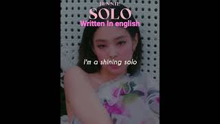 jennie solo song written in english shrieisshrievy445 subscribe [upl. by Meris]