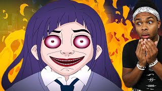 Reacting To True Story Scary Animations Part 56 Do Not Watch Before Bed [upl. by Shermie]