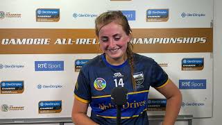 Sinead Meagher Proud To Be From Tipperary After Premier Junior All Ireland Win [upl. by Rust315]