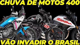 CHUVAS DE MOTOS 400 NO BRASIL UMAS JÁ CHEGARAM E VEM MUITO MAIS [upl. by Kara-Lynn]