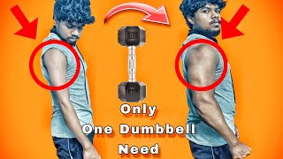 FULL SHOULDER WORKOUT AT HOME ✅ WITH ONE DUMBBELL [upl. by Gardener]