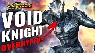 BUILD HIVE MIND HOW VALUABLE Void Knight Review with T4 and Iso8 Picks  Marvel Strike Force [upl. by Akiras]