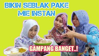 RESEP SEBLAK CEKER KUAH PEDAS PAKE MIE INSTANENAK BIKIN NAGIH  DAYLI VLOG [upl. by Tniassuot371]