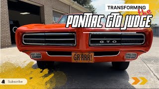 1969 Pontiac GTO judge restoration [upl. by Emmerie]