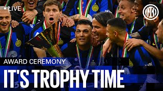 ITS TROPHY TIME 🏆  PREMIAZIONE SCUDETTO 2024 su INTER TV 🔴📺⚫🔵 [upl. by Yevoc]