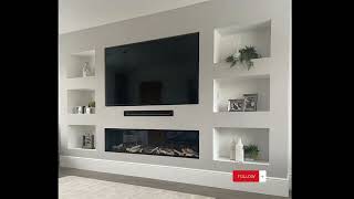 41 Wonderful gypsum board TV wall unitsIdeas 2023 [upl. by Teraj]