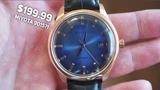 MILENEAL Prestige Series Automatic Watch Review  Probably the best Value Fumee Dial Watch [upl. by Puna]