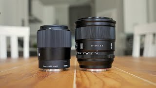 Sigma 23mm F14 vs Viltrox 27mm F12 [upl. by Ardyce444]