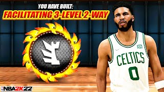 NEW 68quot JAYSON TATUM FACILITATING 3LEVEL 2WAY PG BUILD ON NBA 2K22 NEXT GEN [upl. by Starinsky]